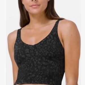Lululemon Align Tank Sz 8 in Wild Thing Camo Deep Coal Multi